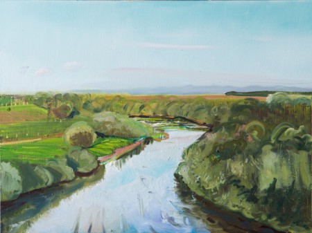 Fekete körös 60x80 cm olaj vászon